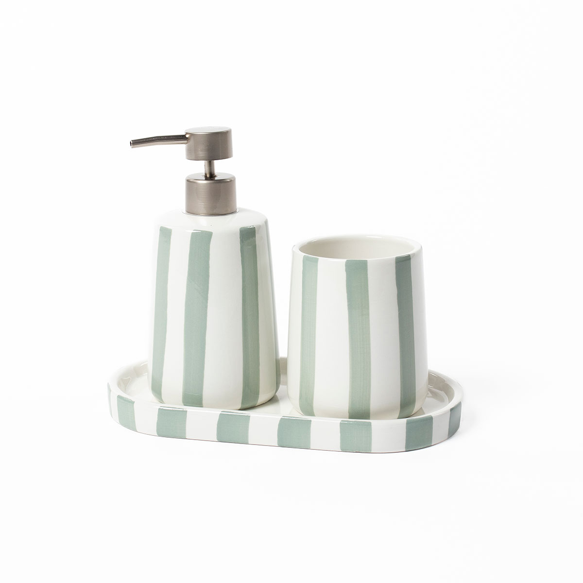 Vaso lavabo wc STRIO verde D8,7x10cm