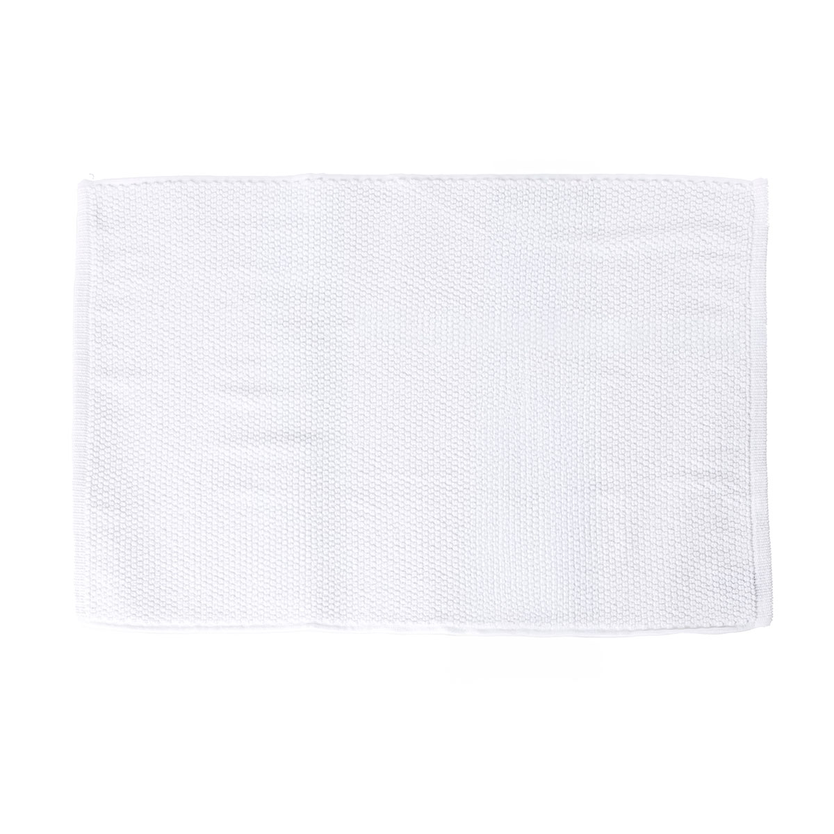 Alfombra de ba&ntilde;o ESSENZA blanca 50x70cm