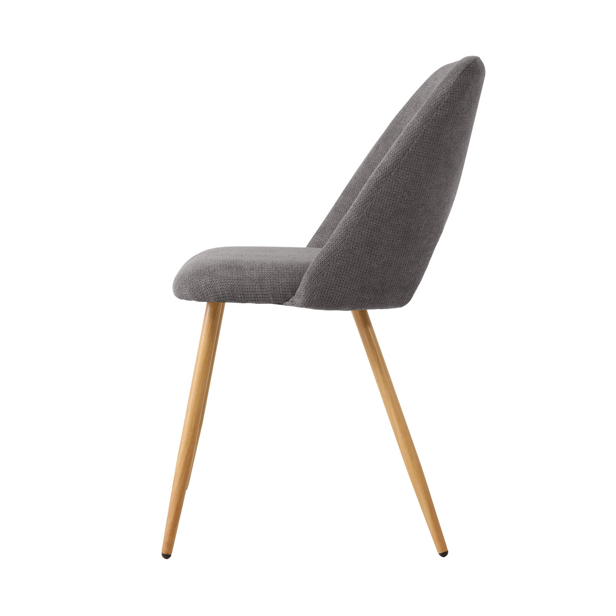 Silla FRESNO de tela gris