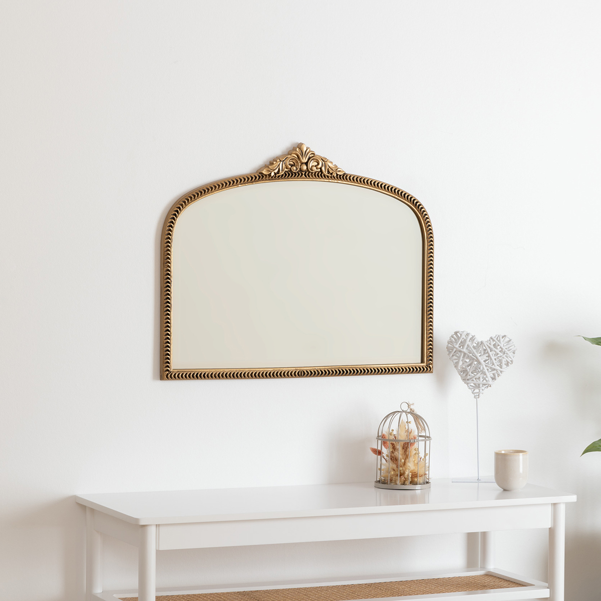 Espejo De Pared Victoria Dorado 56x71cm