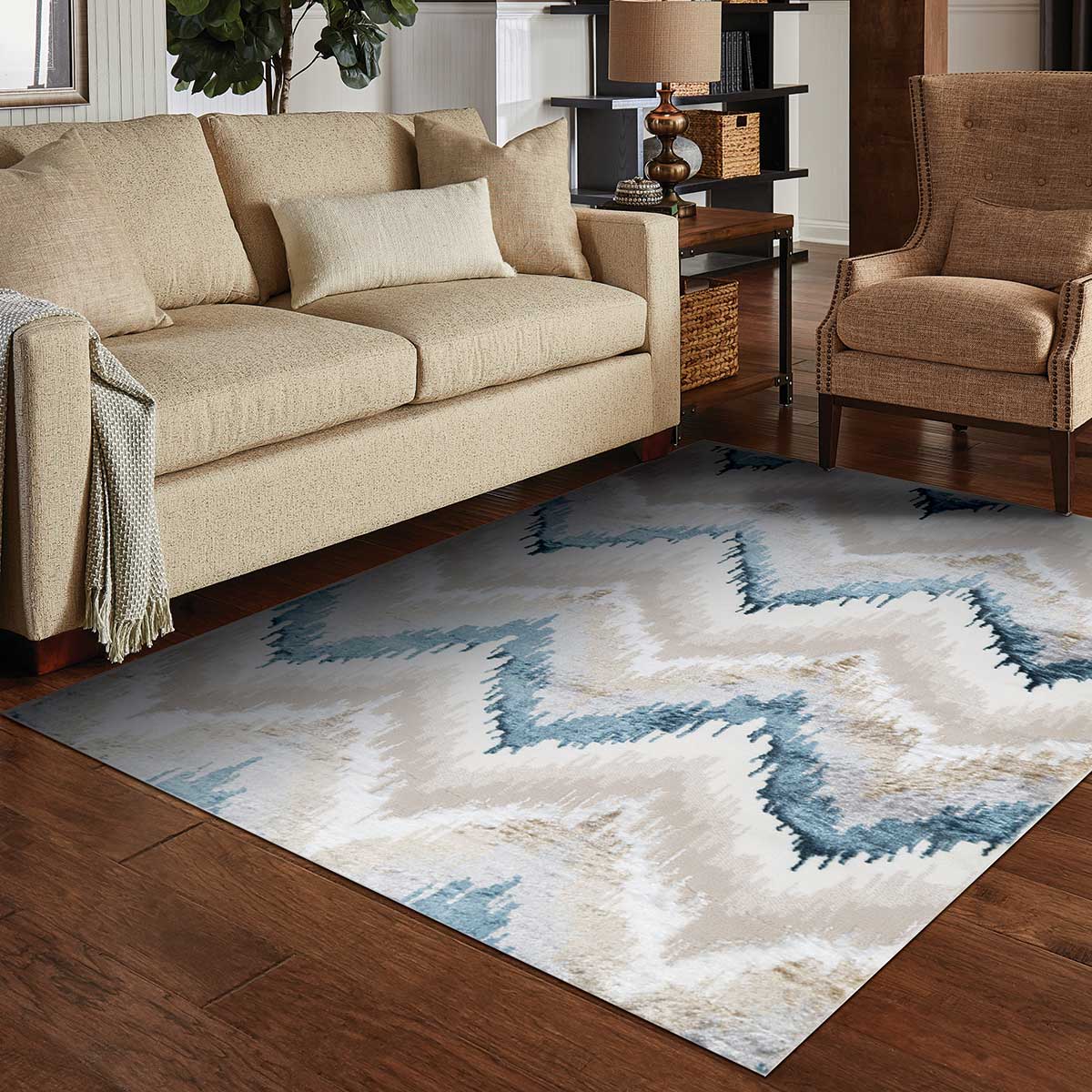 Alfombra Zave Peaks Multicolor 133x190cm