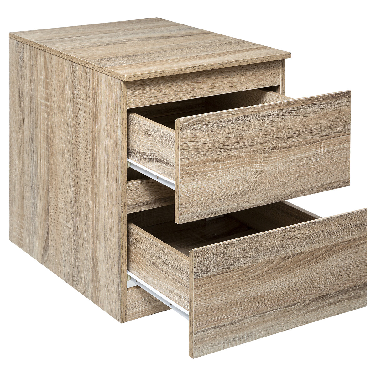 Cómoda de almacenaje DOLO beige con 2 cajones