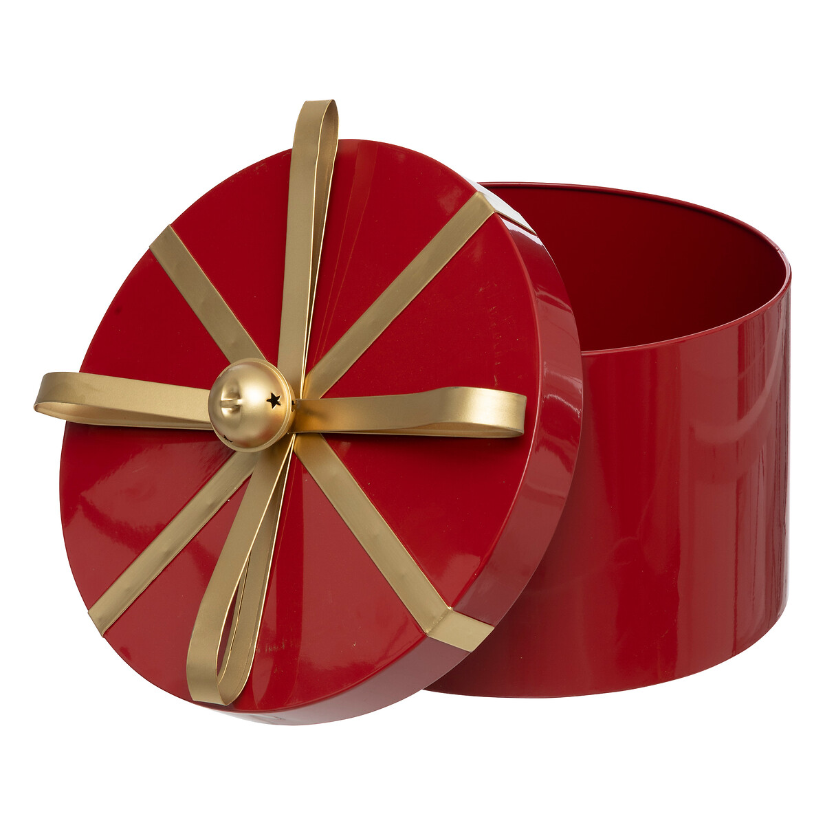 Caja de regalo navideña 21x24cm