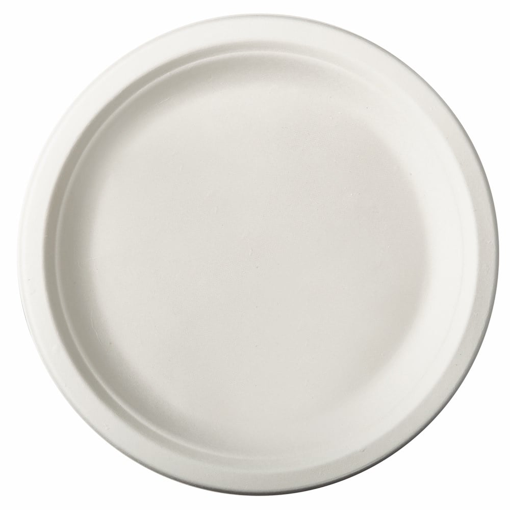 Conjunto Pratos em Cana de A&ccedil;&uacute;car 23cm