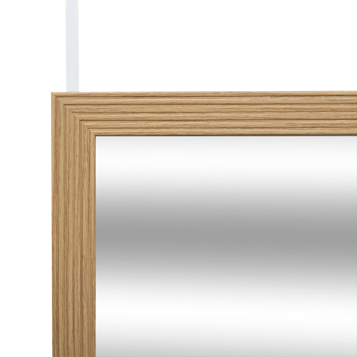 Espejo wc marr&oacute;n para puerta 109cm