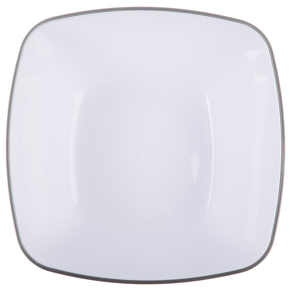 Ensaladera Cuadrada Gris 25Cm