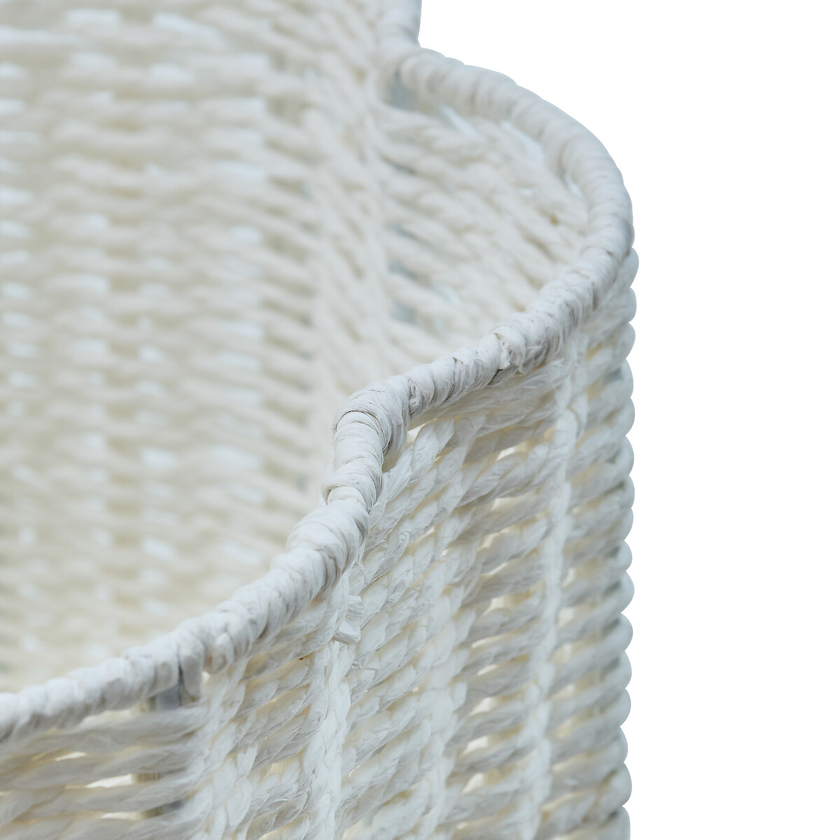 Cesto BLOOMY blanco de cuerda 25cm
