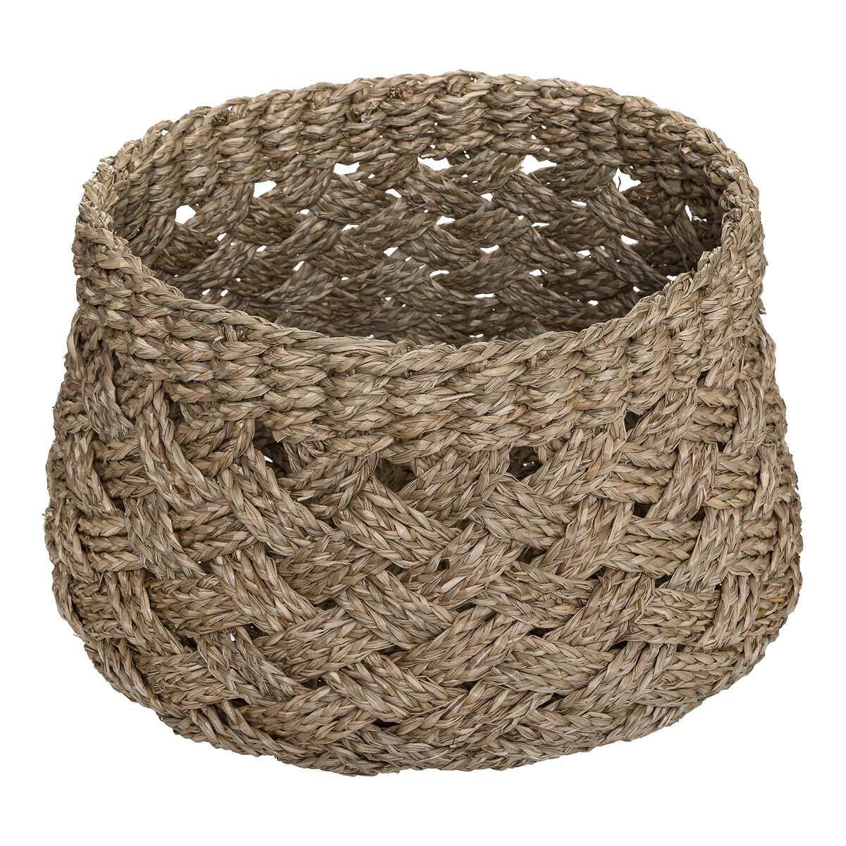 Cesta redonda de seagrass 43.5x25cm