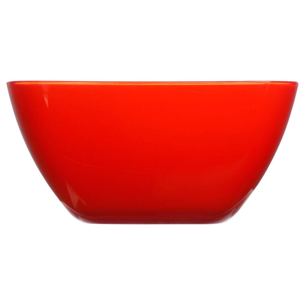 Cuenco Cuadrado Rojo 19Cm