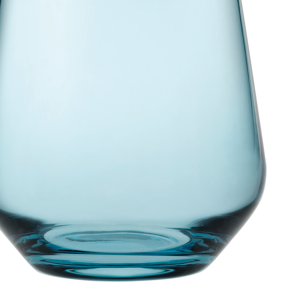 Vaso Allegra De Vidrio Azul