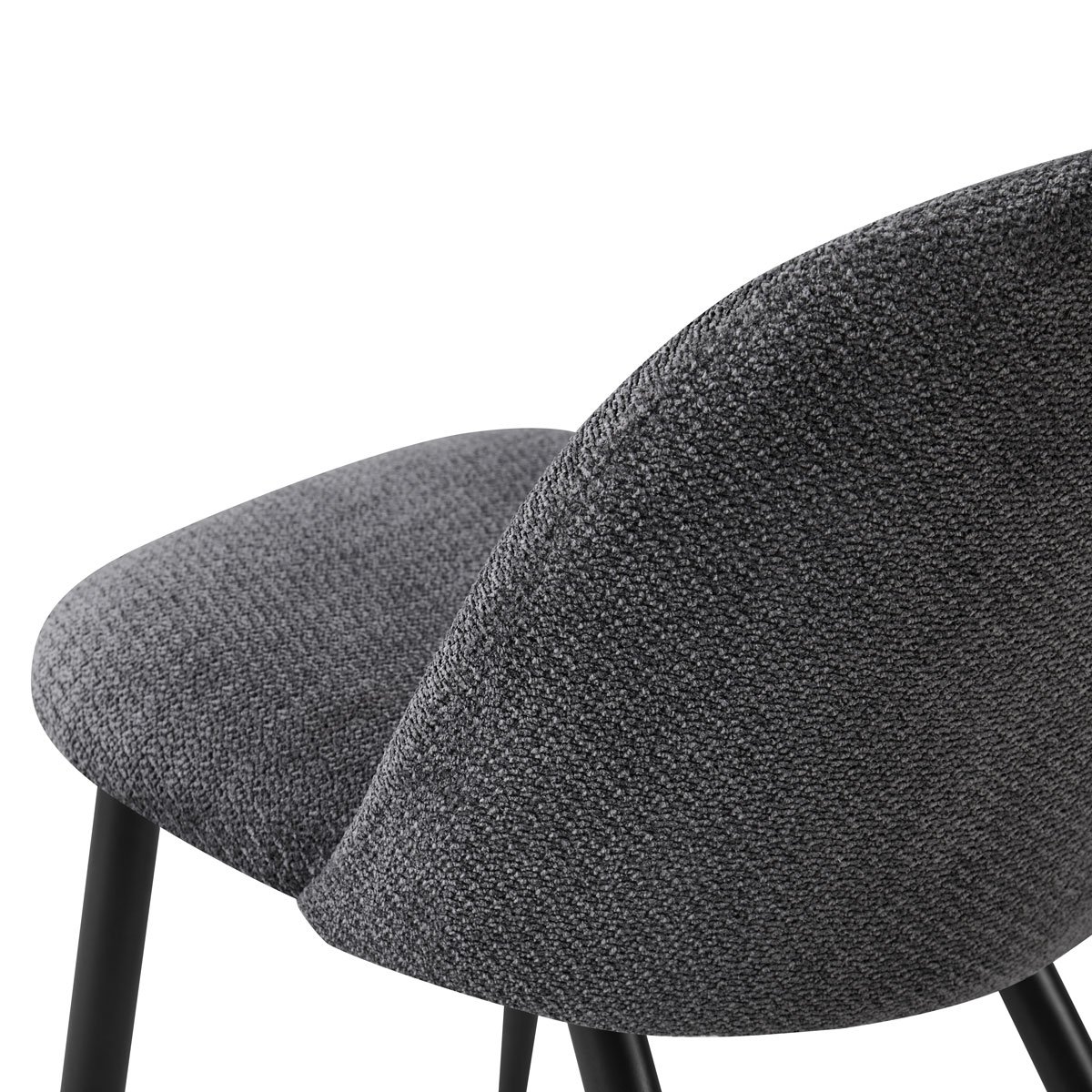 Silla ACCRA de tela gris