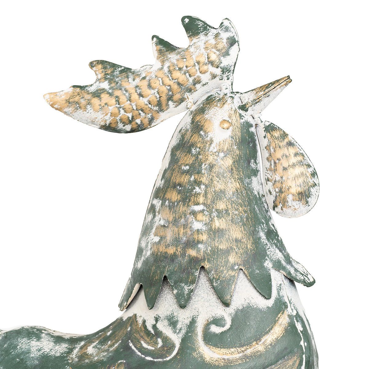 Gallo decorativo CONOR de metal 54cm