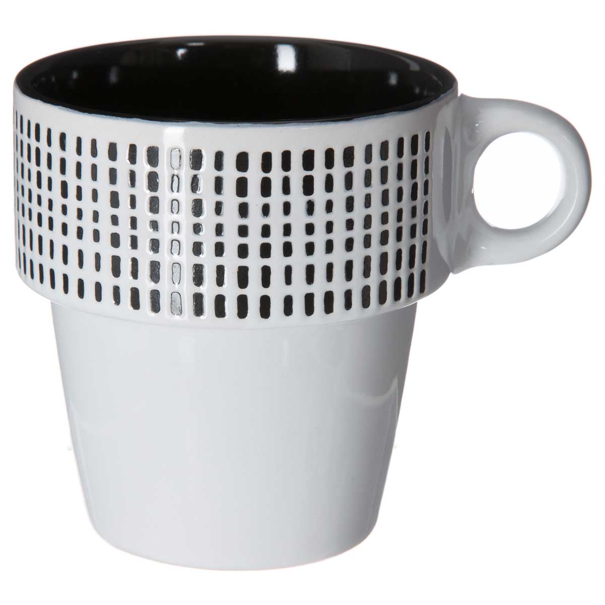 Juego 6 Tazas De Cer&aacute;mica Etnic 26Cl