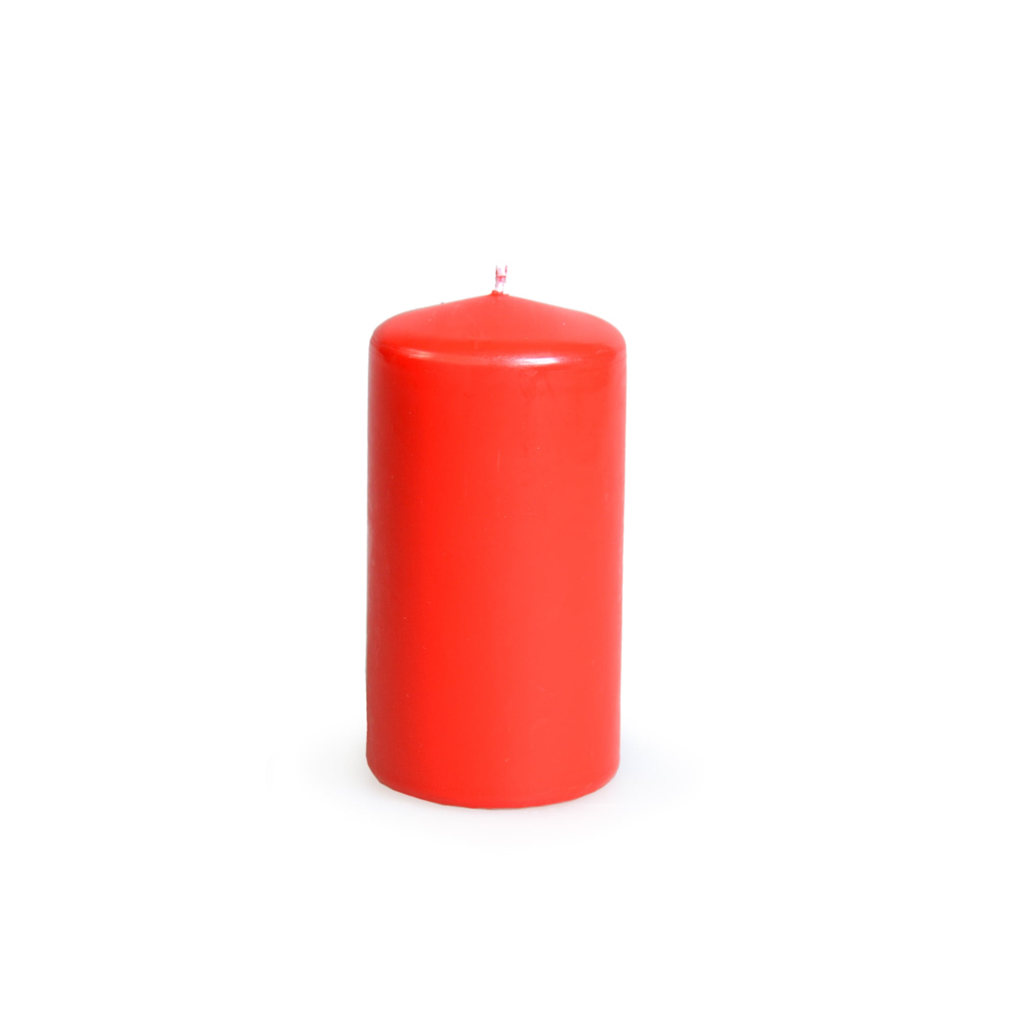 Vela Pilar Basic Roja 7.3x14Cm