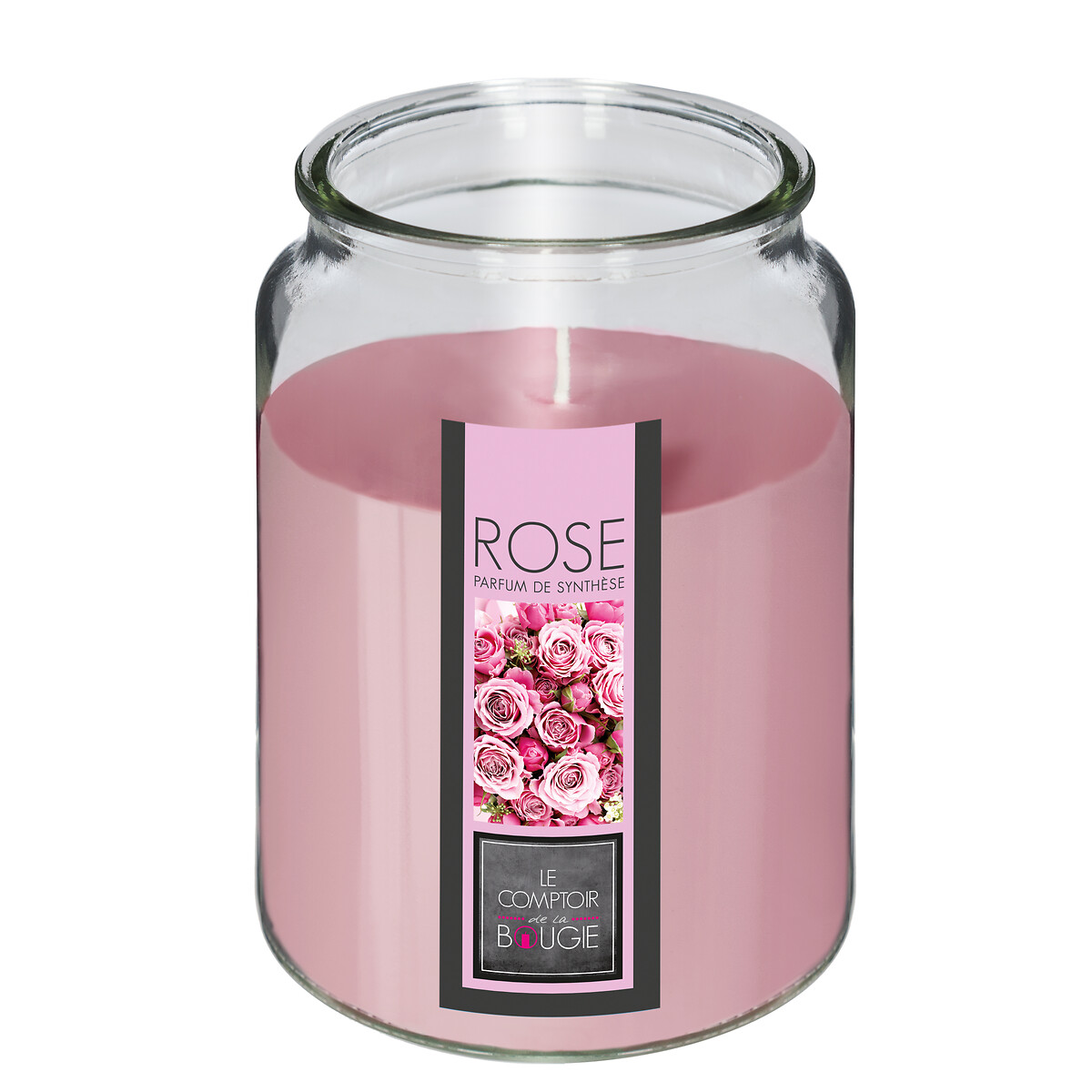 Vela En Tarro C/Tapa Aroma Rosas 510G