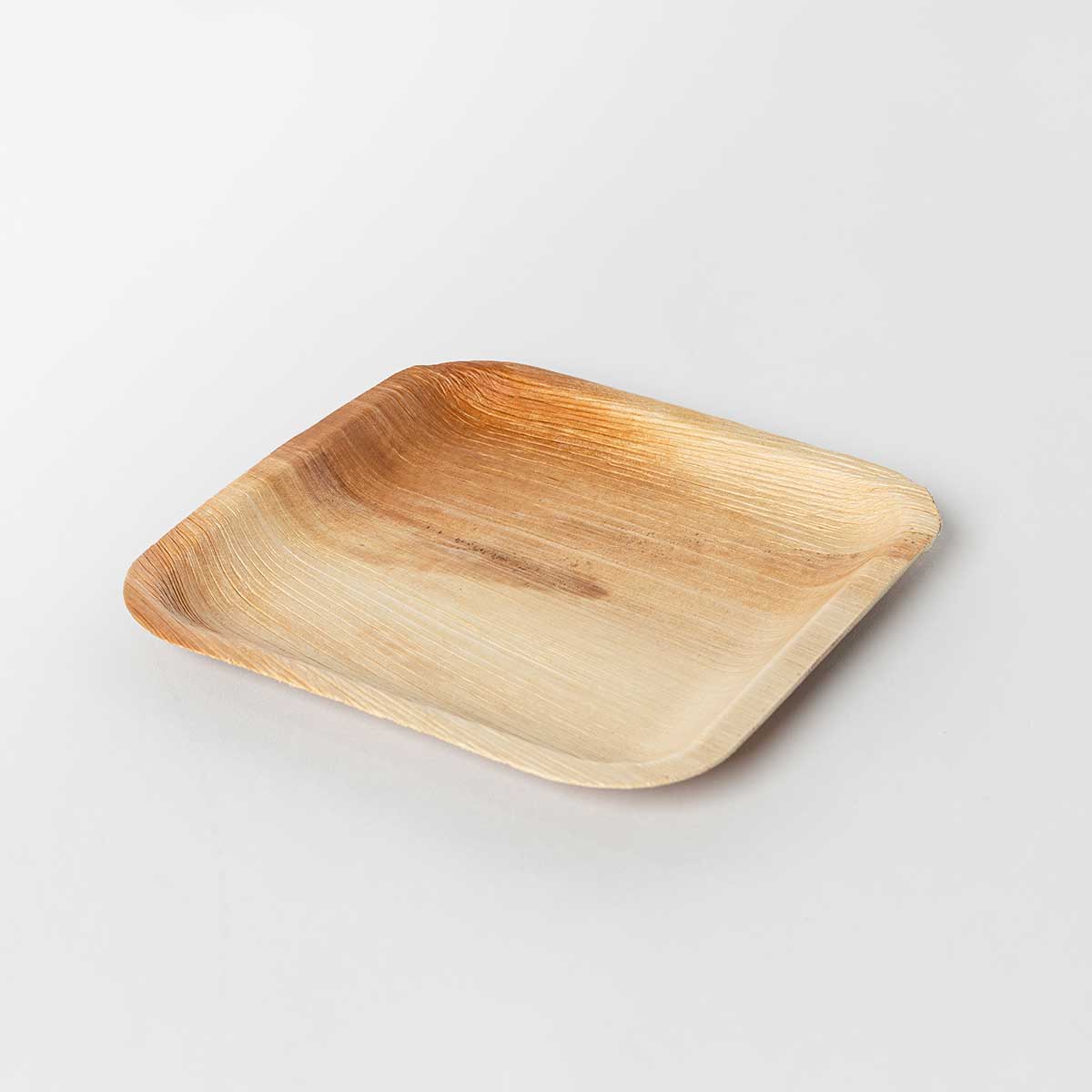 Juego De 10 Platos Hoja De Palma Eco 20x20cm