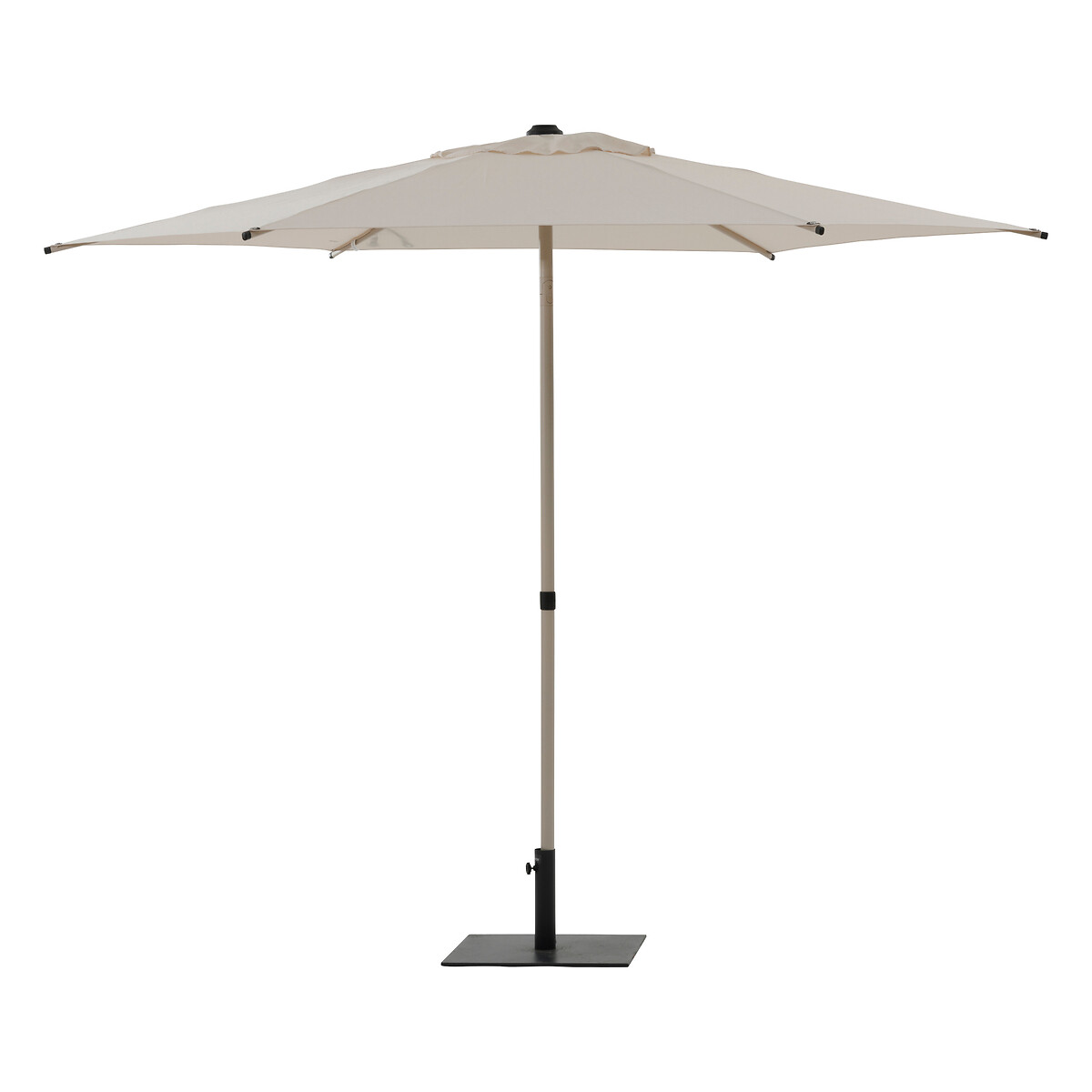 Parasol SOYA argile blé 2.5m