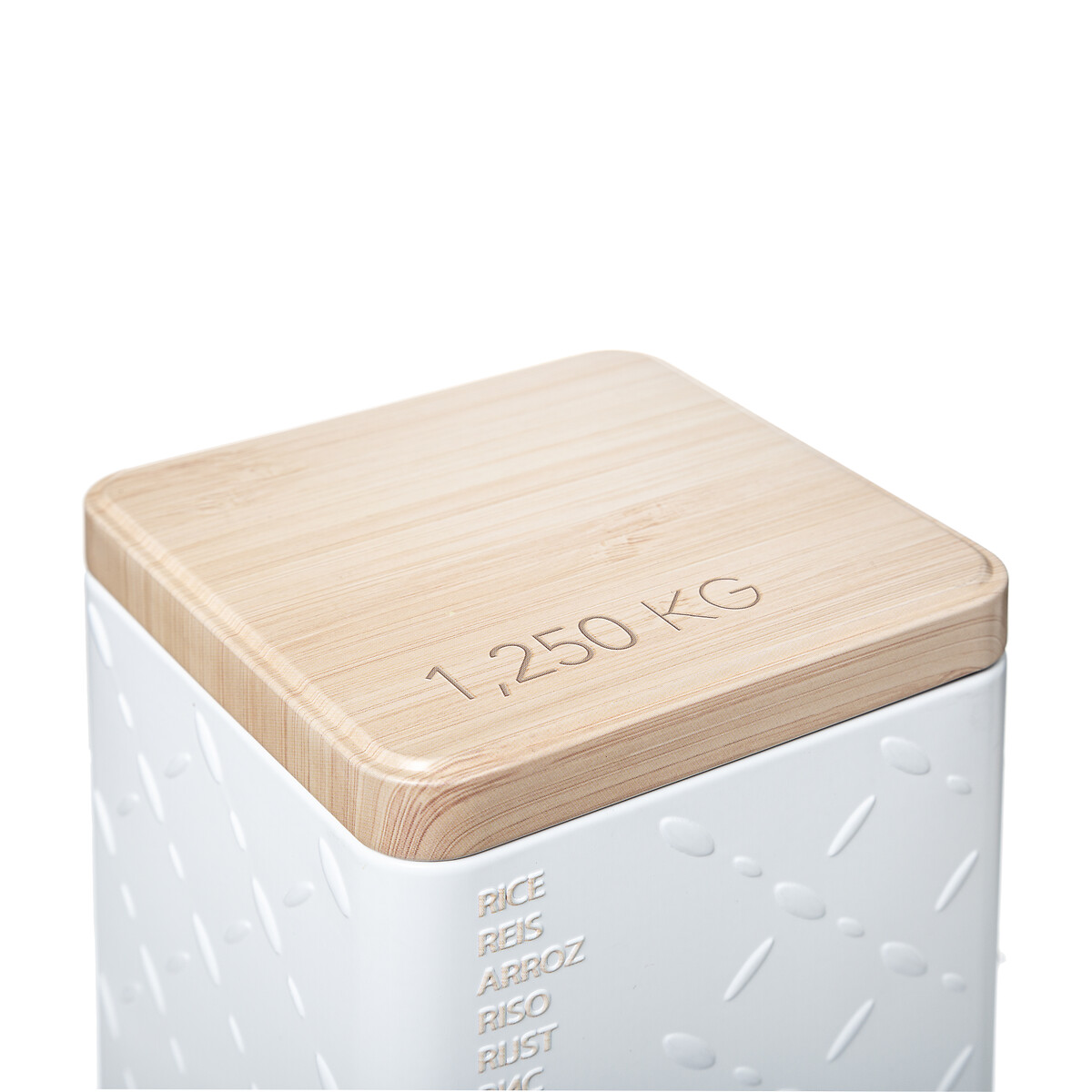 Bote P/Arroz Scandi 10.5x10.5x18.5Cm