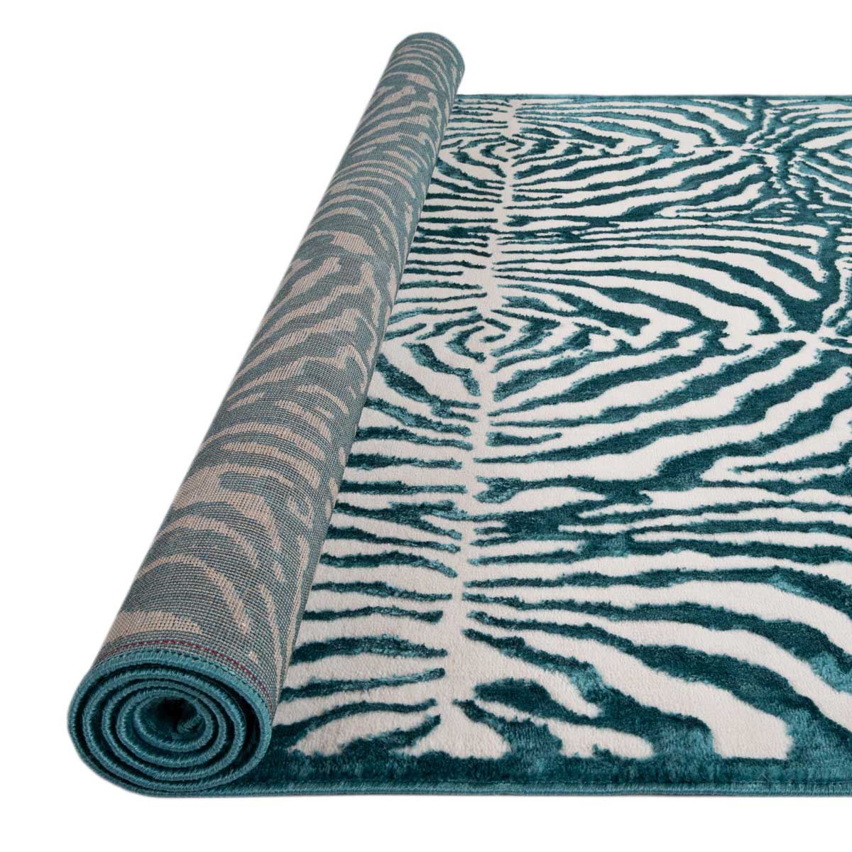 Tapete Zaha Zebra Azul 160x235cm