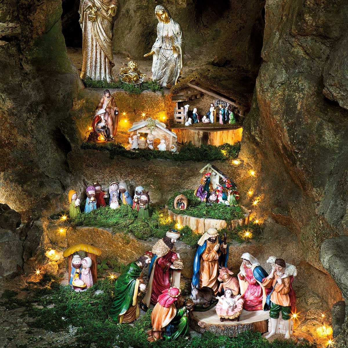 Set 8 Figuras De Resina Para Pesebre