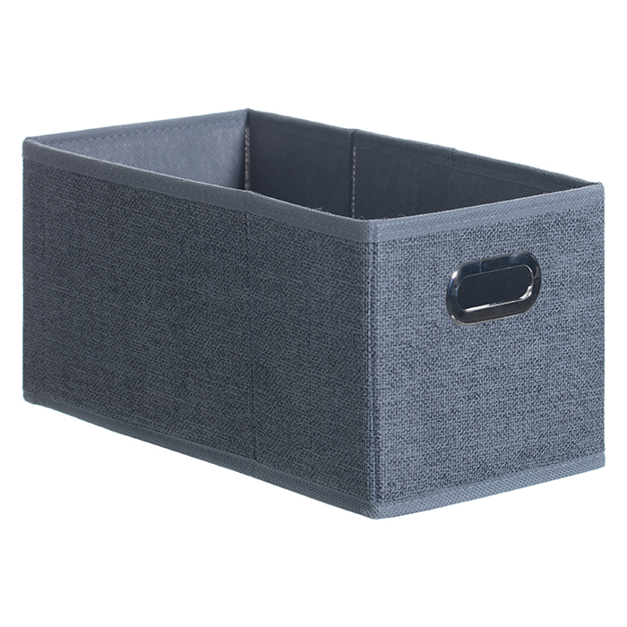 Caixa de Arruma&ccedil;&atilde;o Cinza Escuro 15x31cm