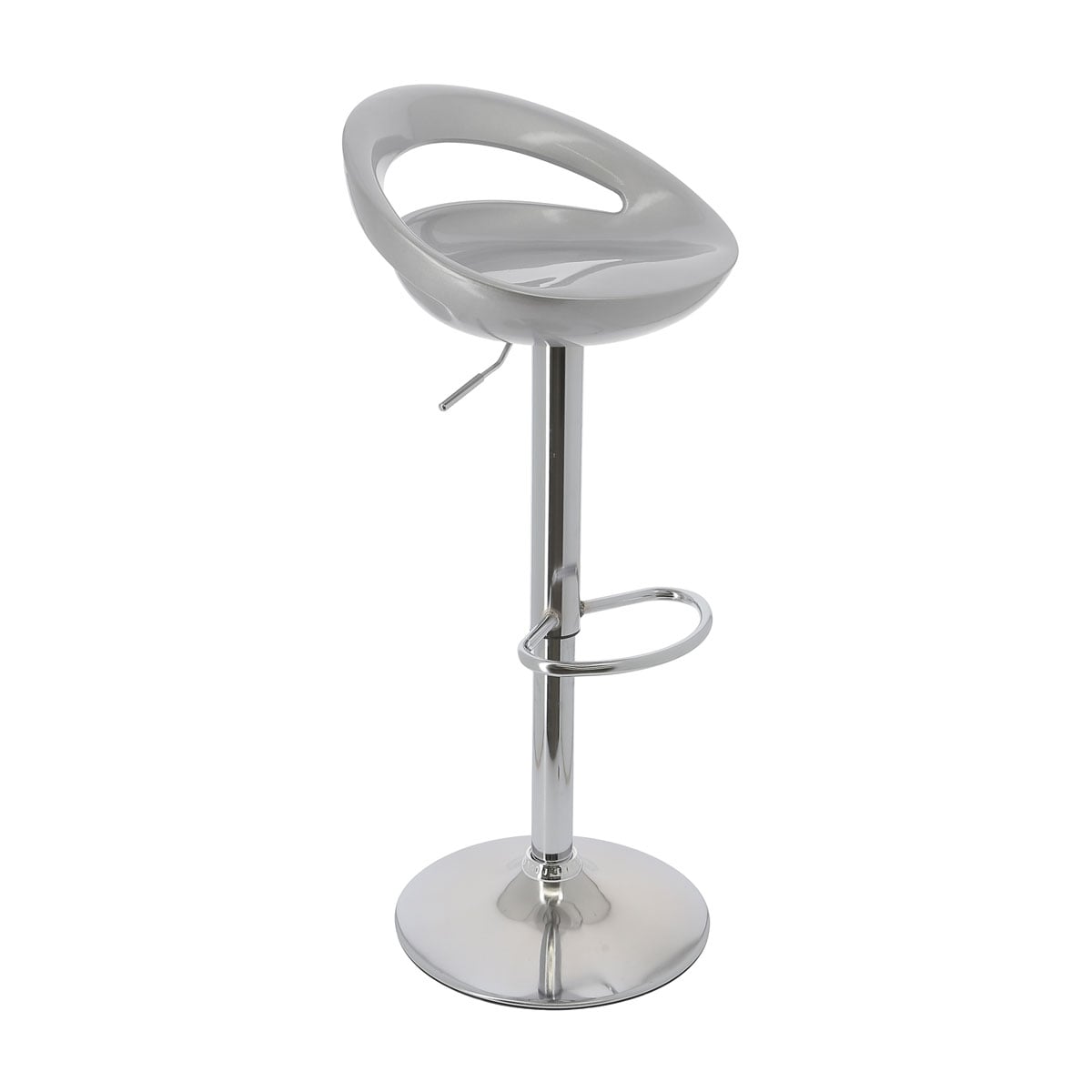 Juego de 2 taburetes de bar SALSA gris