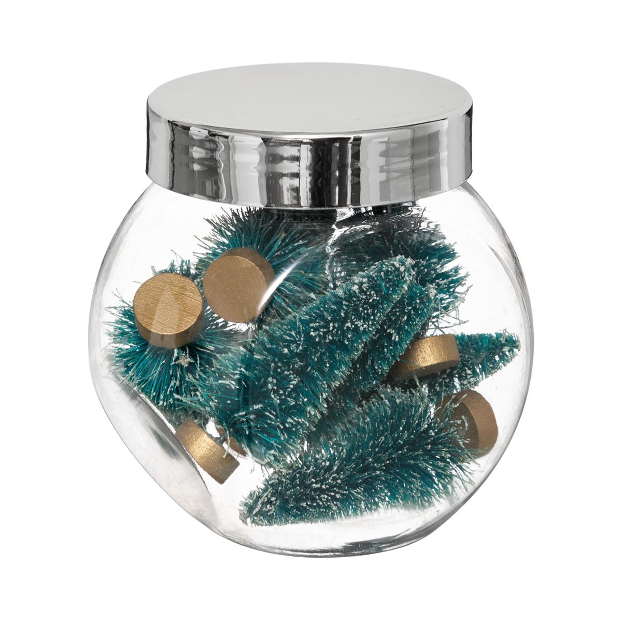 Tarro Con Árboles Decorativas