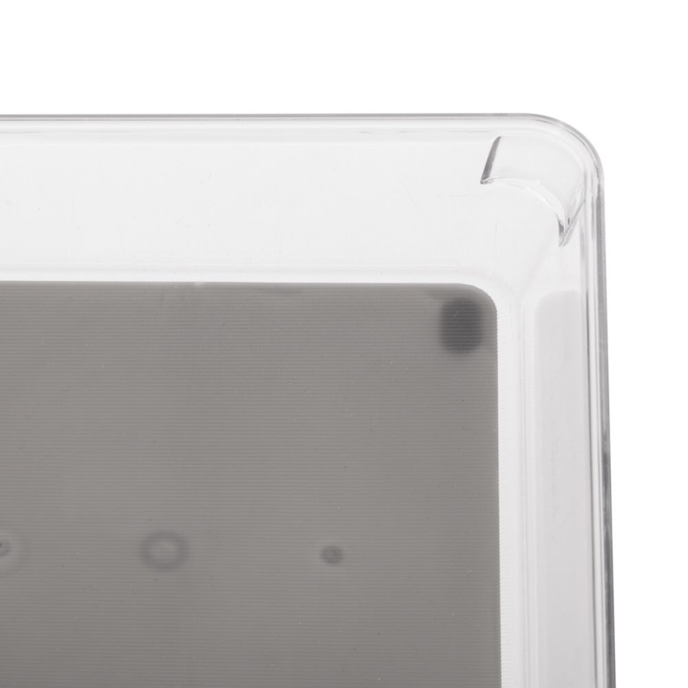 Caja de almacenaje con fondo gris 16x16cm