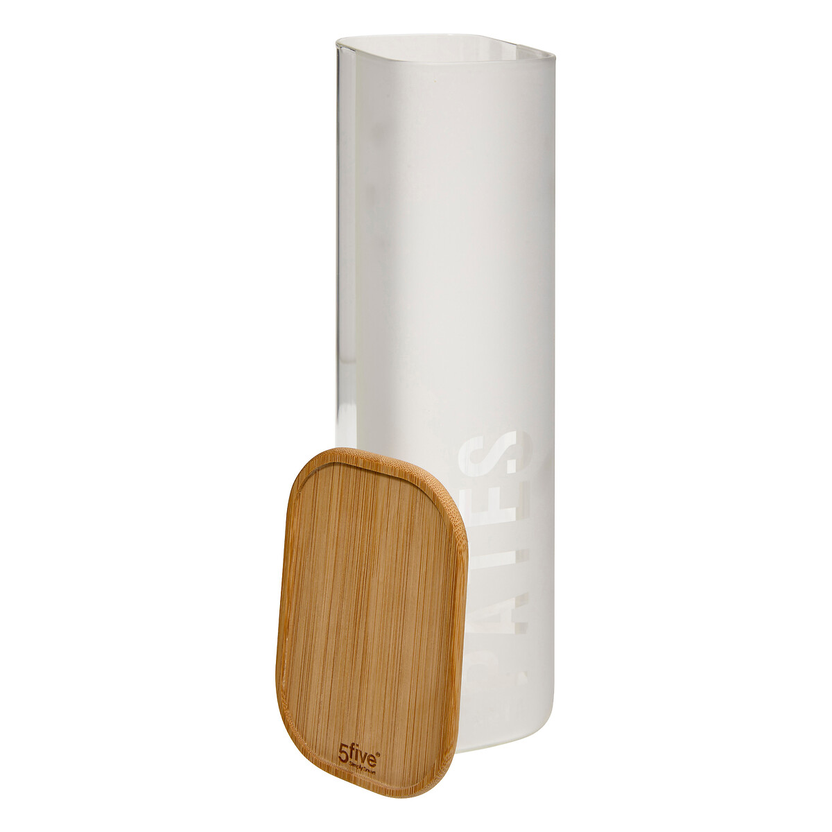 Tarro de pasta de vidrio y bamb&uacute; 2,25L