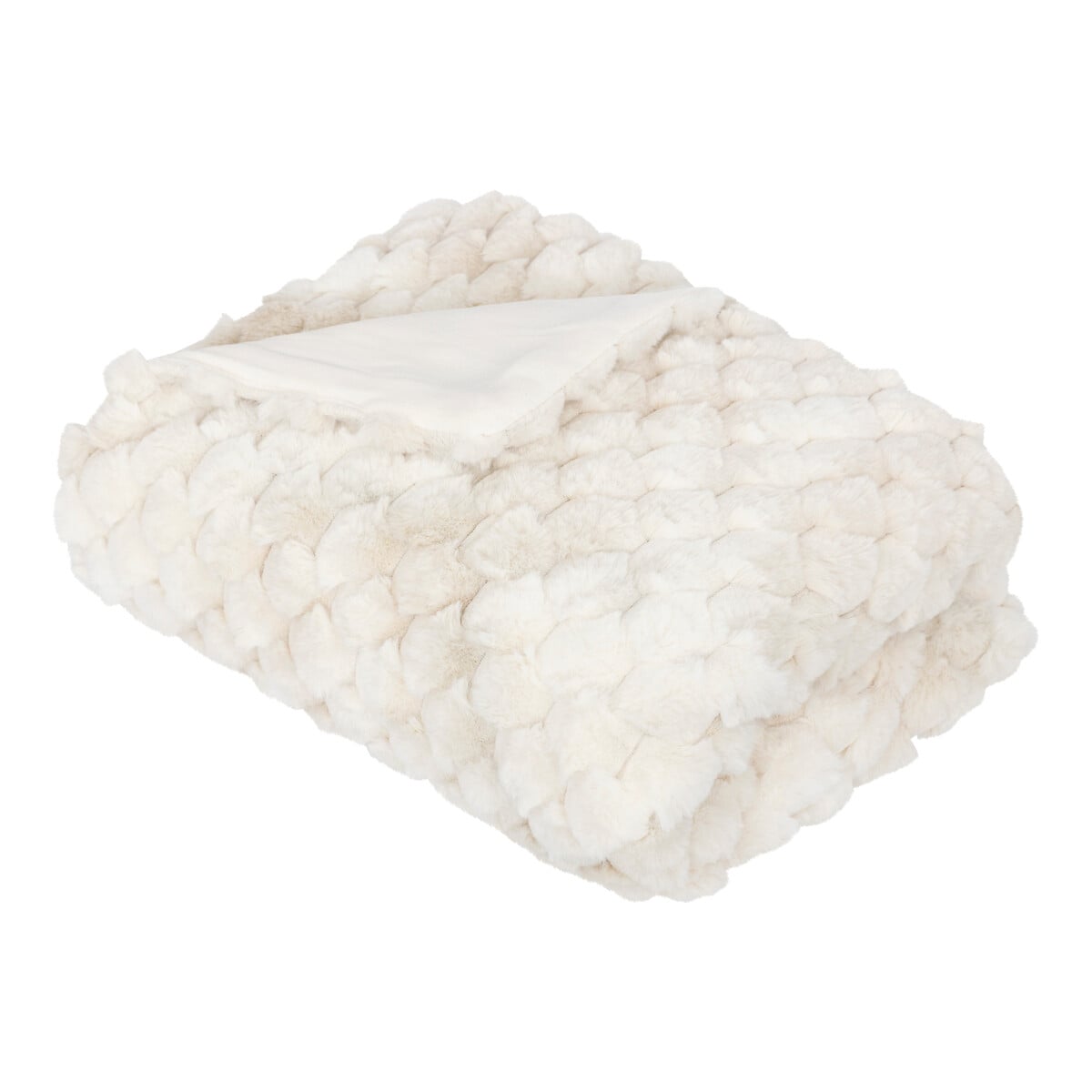 Manta ADRIEL beige pelo 120x160cm