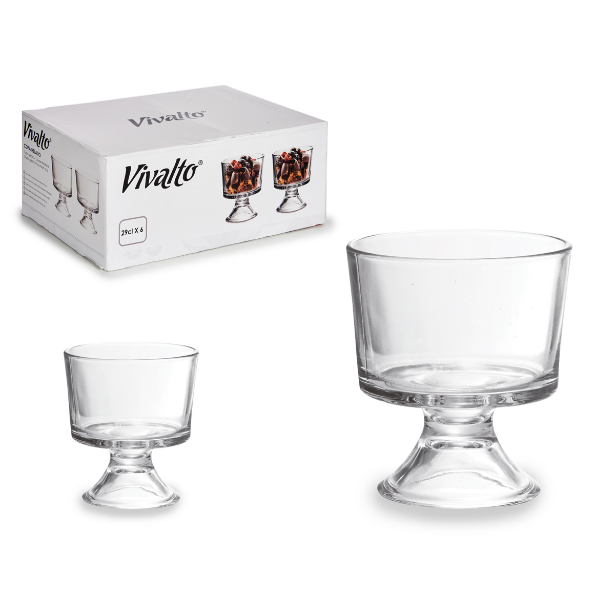 Copa De Helado De Vidrio 9.5Cm