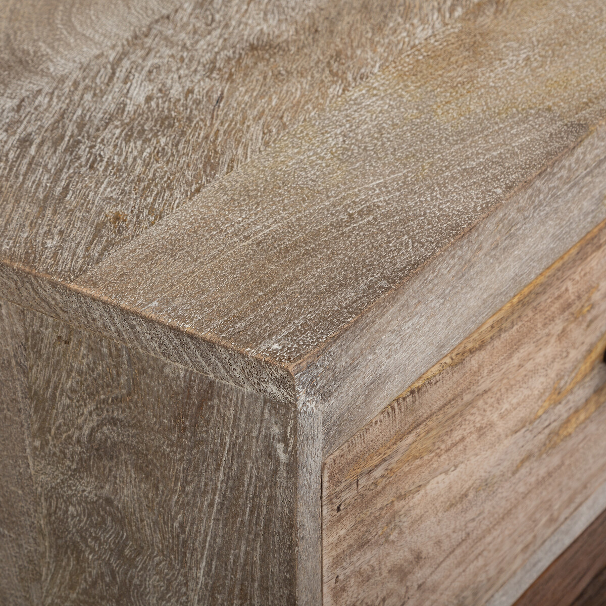 Mesita De Noche 3 Cajones Koval 49x33x73