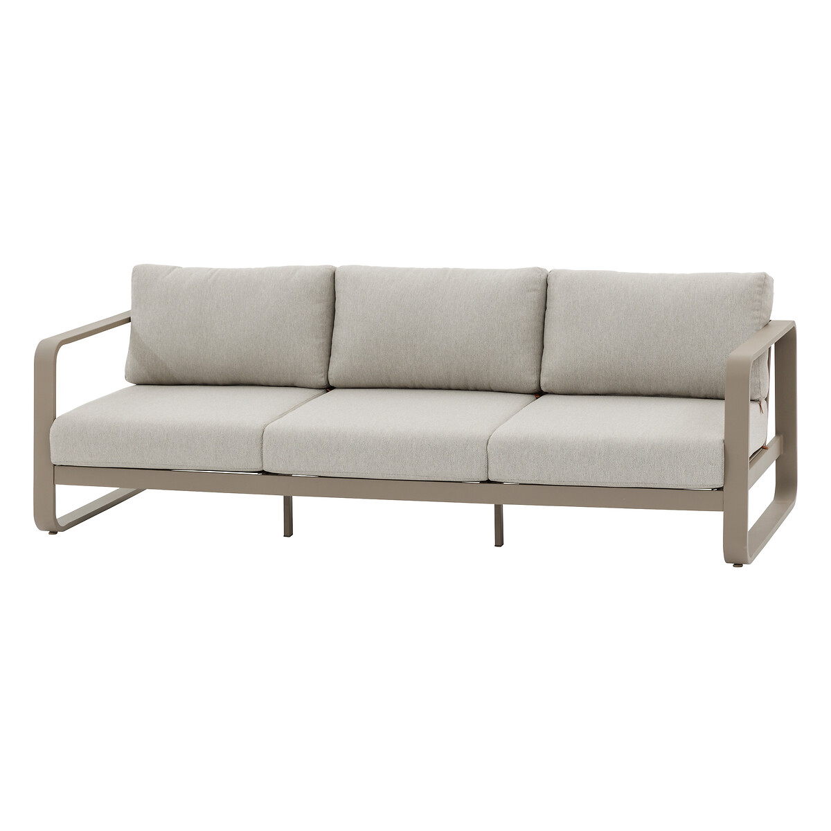 Juego de jard&iacute;n DOMILLY 5 plazas color caf&eacute;