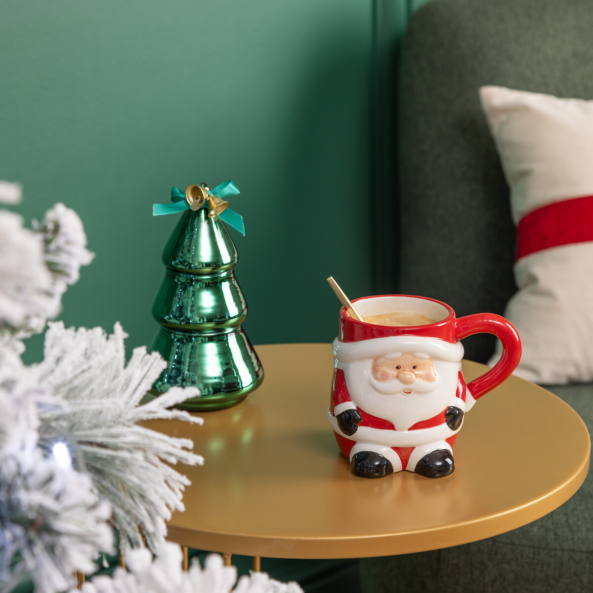 Taza Forma De Pap&aacute; Noel 30cl