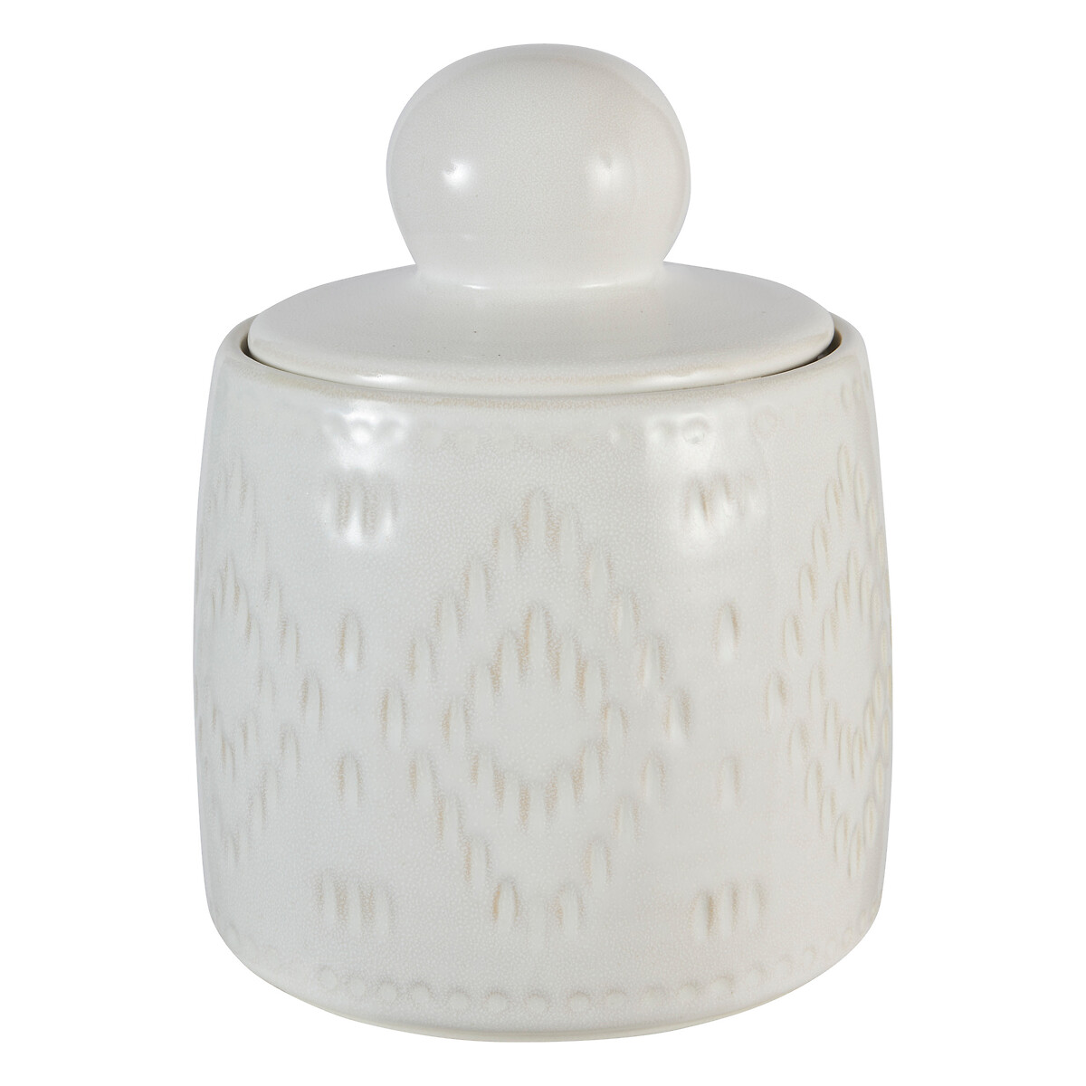 Jarra decorativa MALA blanca 19cm