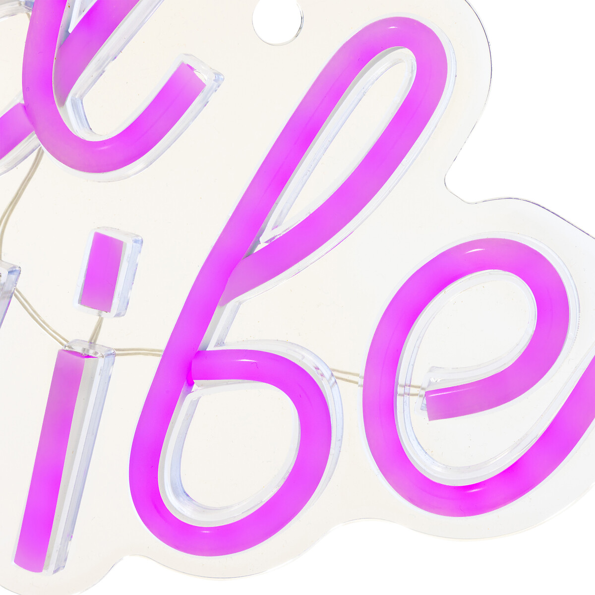 Decoración mural led neon good vibes