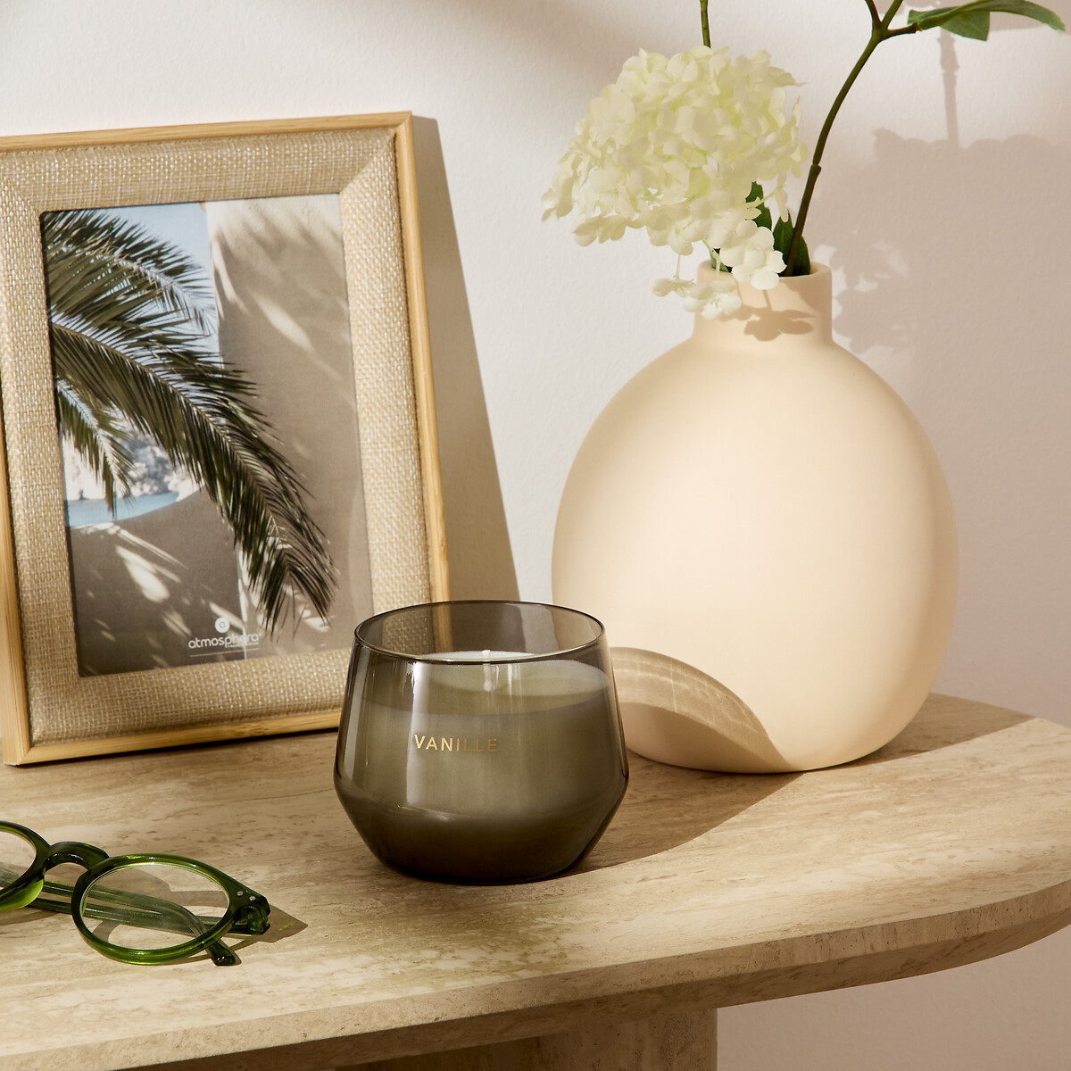 Vela perfumada en frasco de vidrio GLOWY 300g