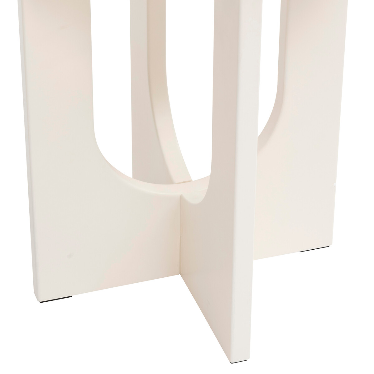Mesa auxiliar BLOOM blanca de mdf 50.4x40x40cm