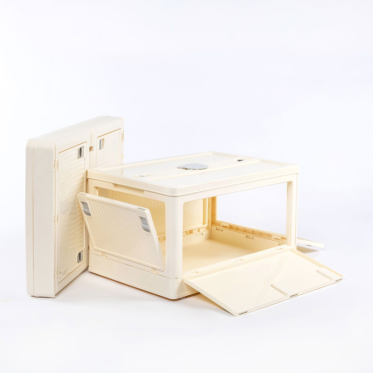 Caja De Almacenaje Plegable Con Tapa