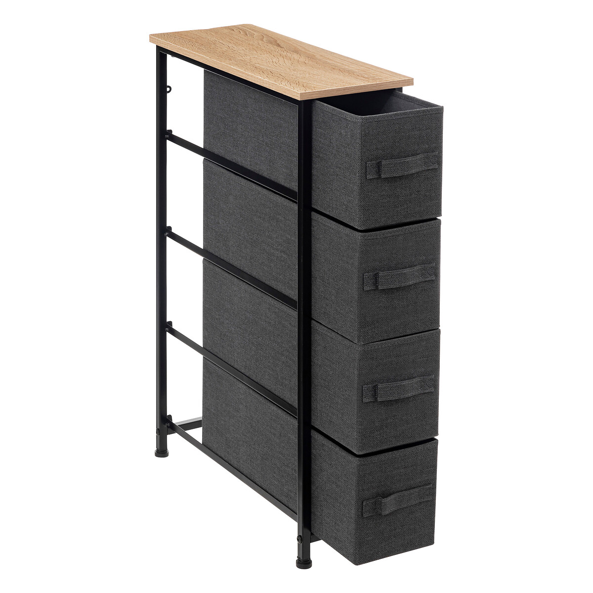 Cajonera TISSA gris oscuro 75cm