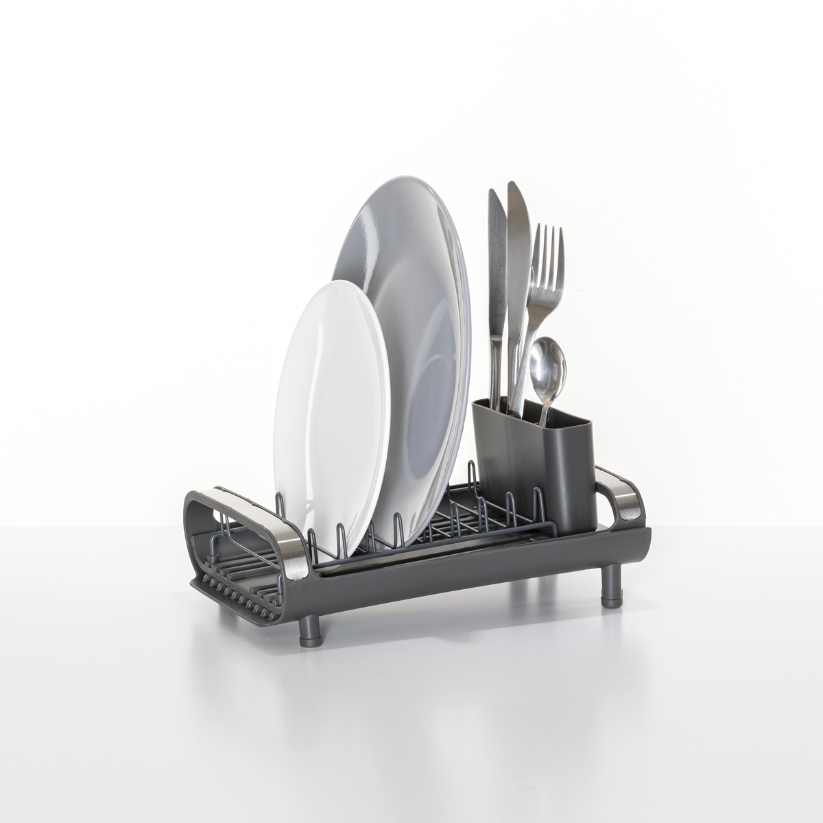 Escurreplatos ETIRA extensible gris oscuro