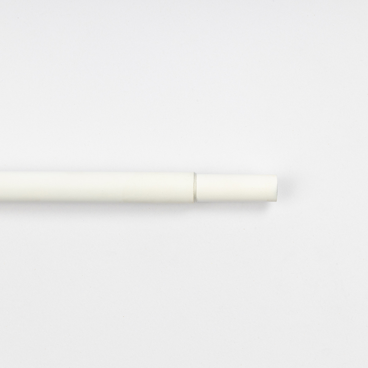 Tubo De Ferro Forjado Extensível Branco Mate 185-350cm