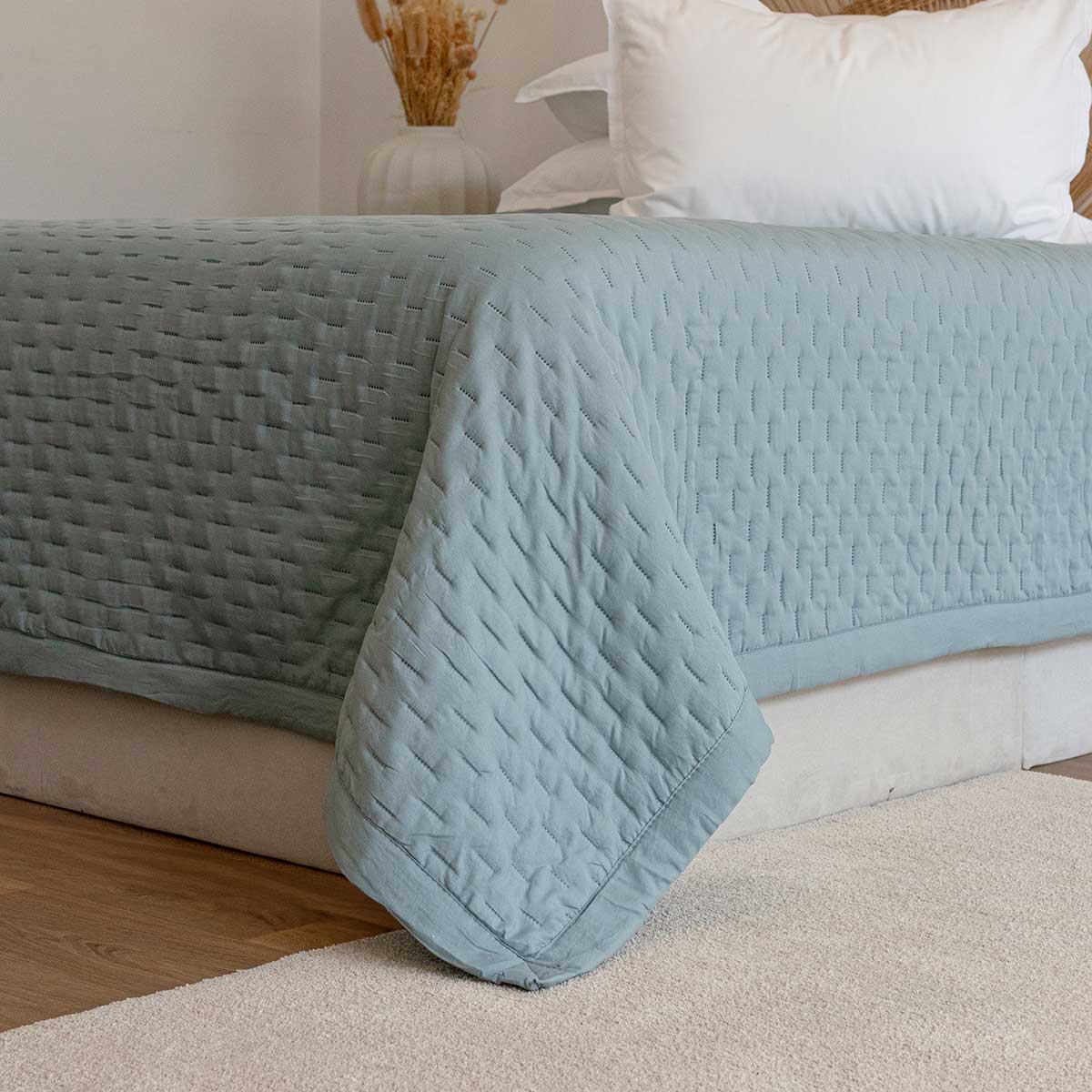 Edred&oacute;n STOCKHOLM azul pastel 220x240cm