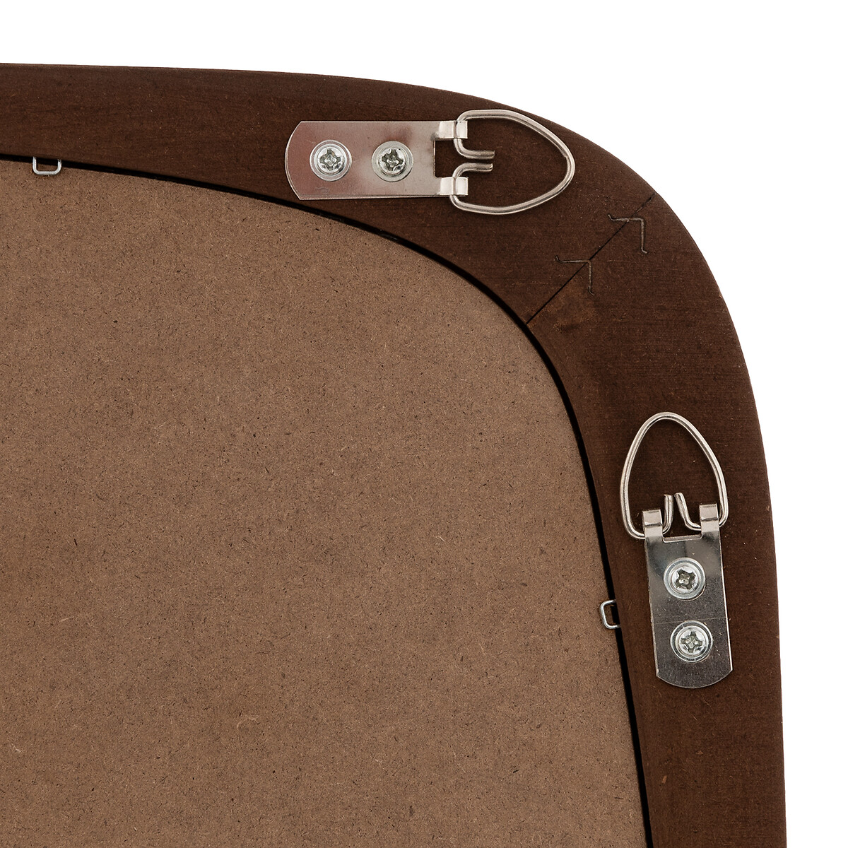 Espejo De Pared Keira Marr&oacute;n De Mdf 65cm