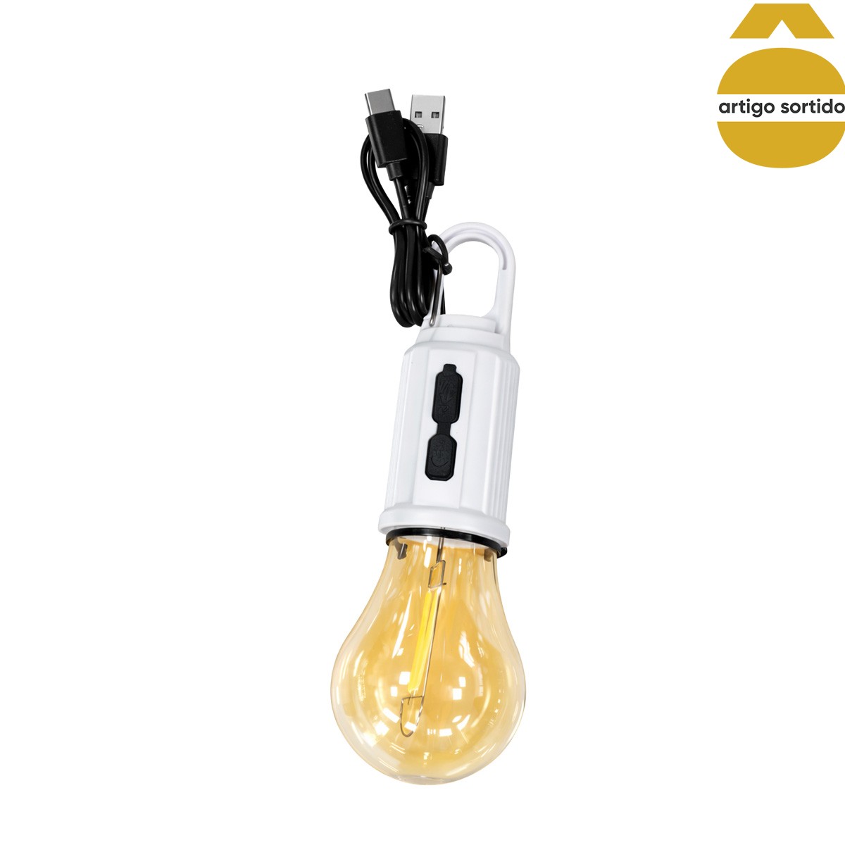 Farol de exterior recargable USB