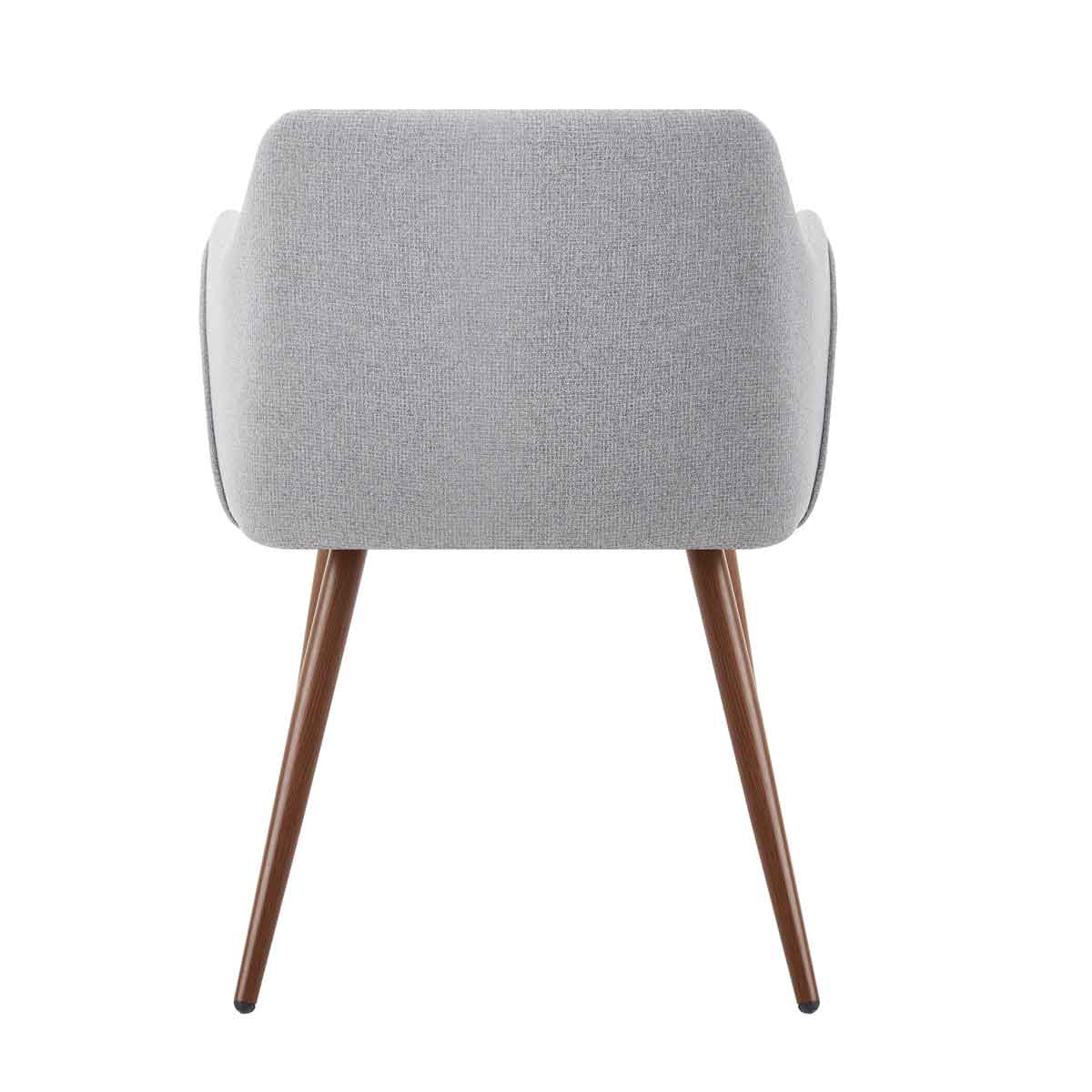 Sill&oacute;n ALDRIDGE de tejido gris