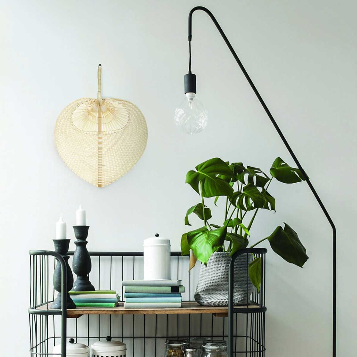 Decoración De Pared Folk Hoja De Bambú