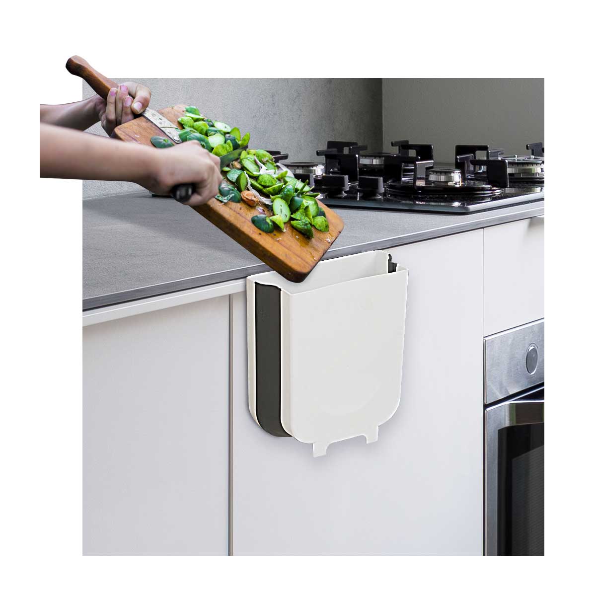 Cubo De Basura Ext. 8L 25.3x18x28.3Cm 