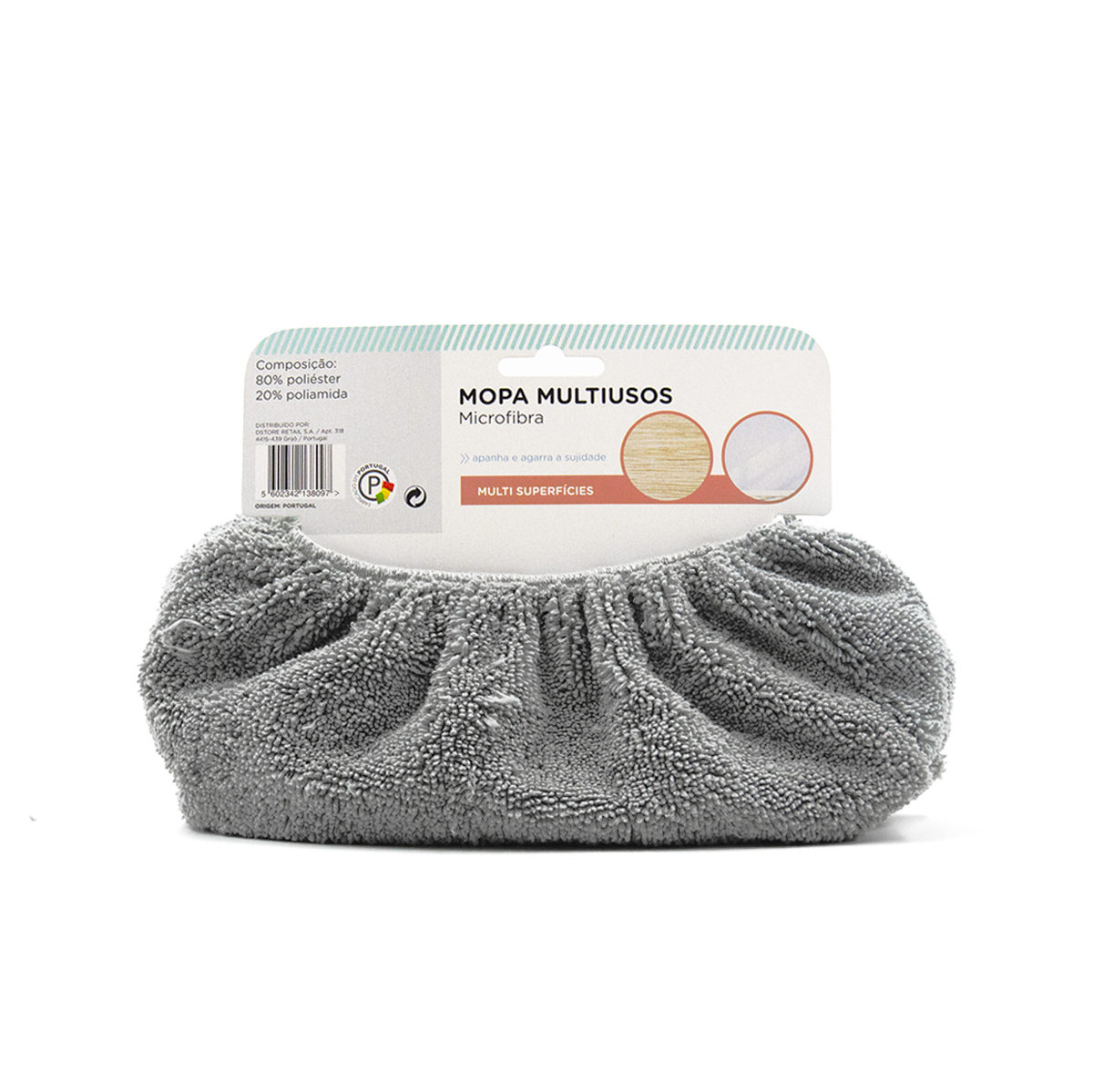 Mopa Multiusos Microfibra Gris