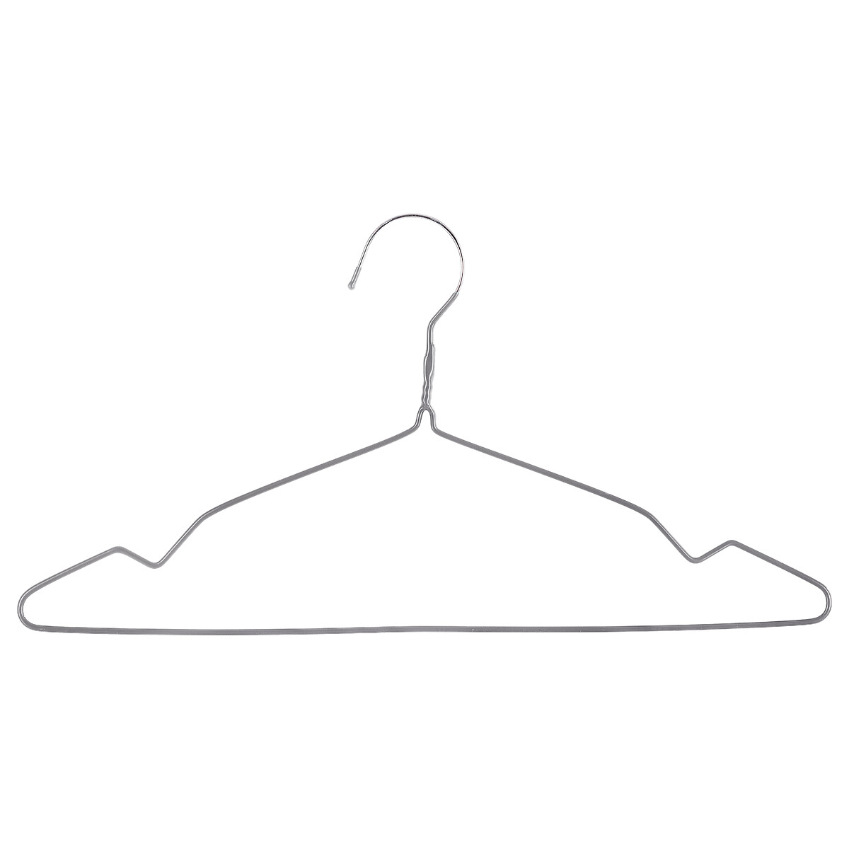 Set De 10 Perchas En Metal Y Pvc 